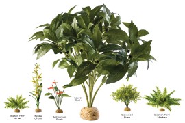 Растение иск. - Exo-Terra Rainforest Ground Plants - Laurel Bush - арт.: PT2993