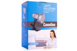 Светильник на прищепке - Camelion Light Solution H-035 / Е27 - Макс. 60 Вт (серый)