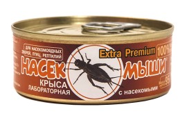 Корм консервированный Насекомыши - Крыса лабораторная с насекомыми / 95 г - арт.: 1246
