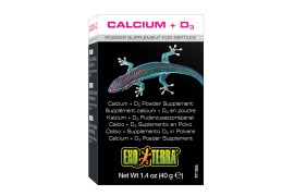 Кальций с витамином D3 - Exo-Terra Calcium + D3 - 40 г